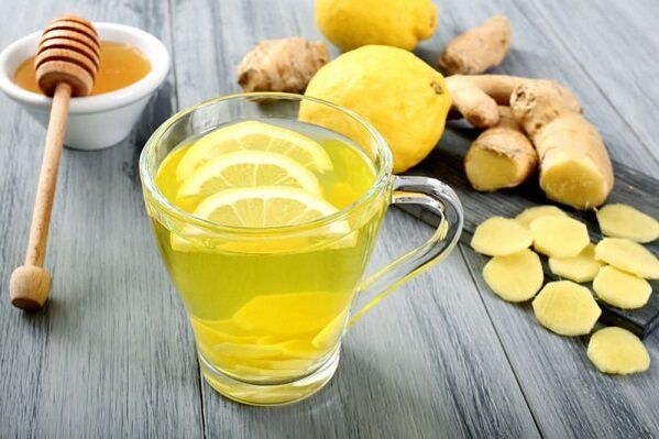 The result of the use of ginger