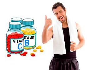 What does vitamins need for men's potential